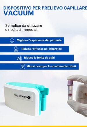 DISPOSITIVO PER PRELIEVO CAPILLARE VACUUM