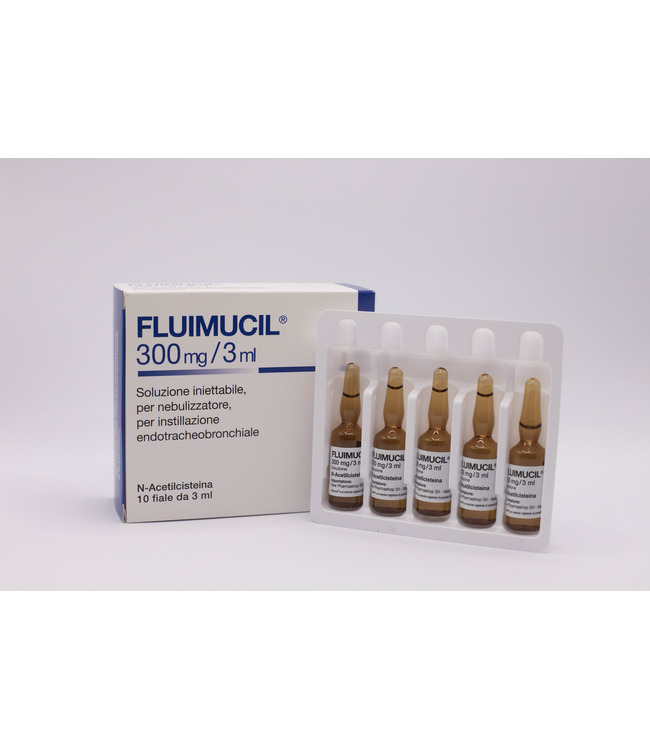 FLUIMUCIL*EV AER 10F 300MG 3ML