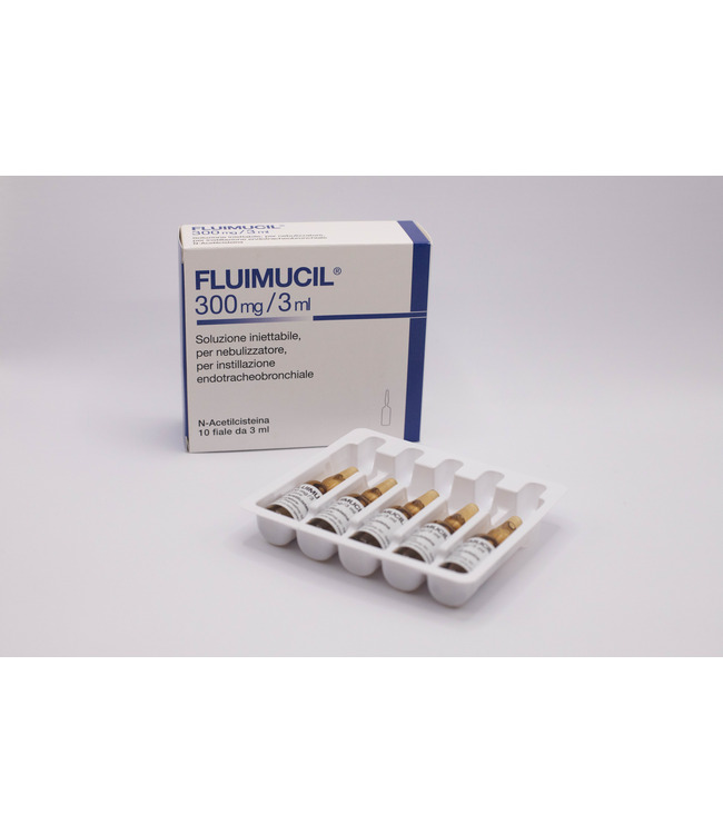 FLUIMUCIL*EV AER 10F 300MG 3ML