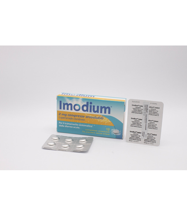 IMODIUM*12CPR OROSOL 2MG