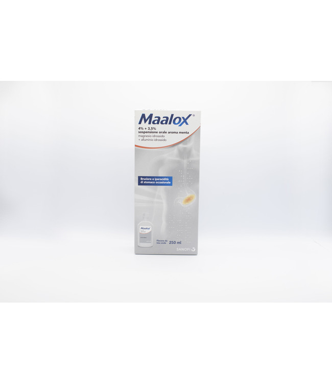 MAALOX*OS SOSP 250ML 4%+3,5%