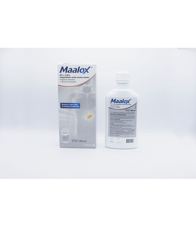 MAALOX*OS SOSP 250ML 4%+3,5%