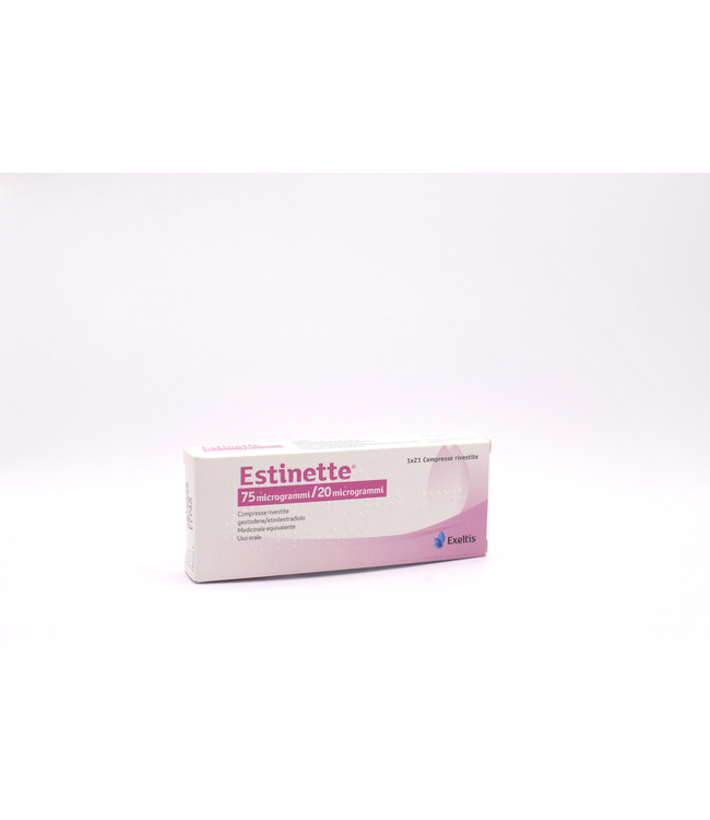 ESTINETTE%21CPR RIV 75+20MCG