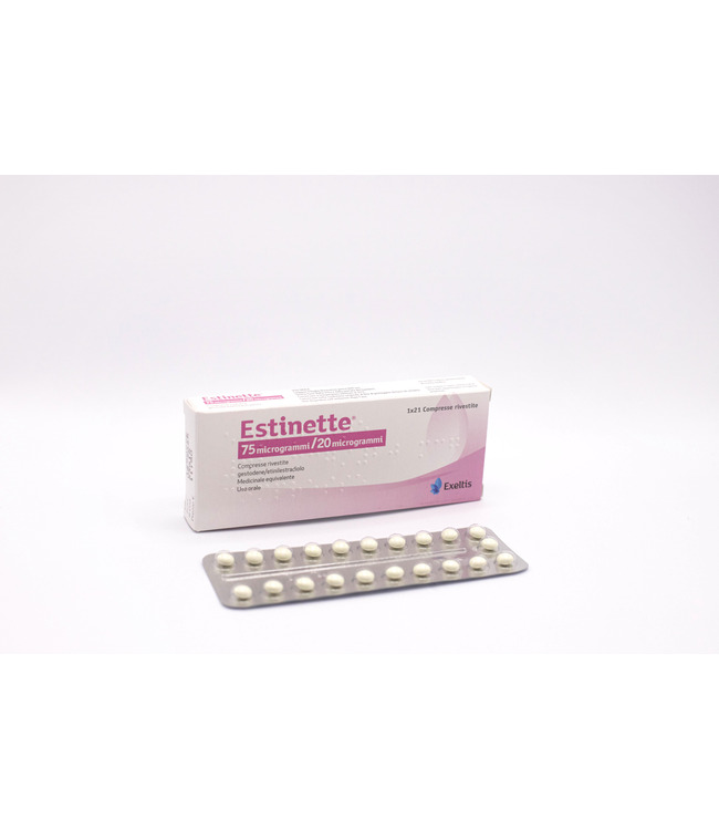 ESTINETTE%21CPR RIV 75+20MCG