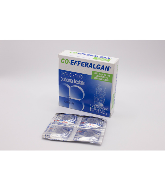 COEFFERALGAN*16CPR EFF500+30MG