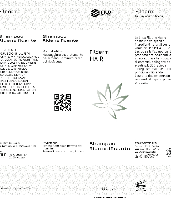 Filderm HAIR Shampoo ridensificante