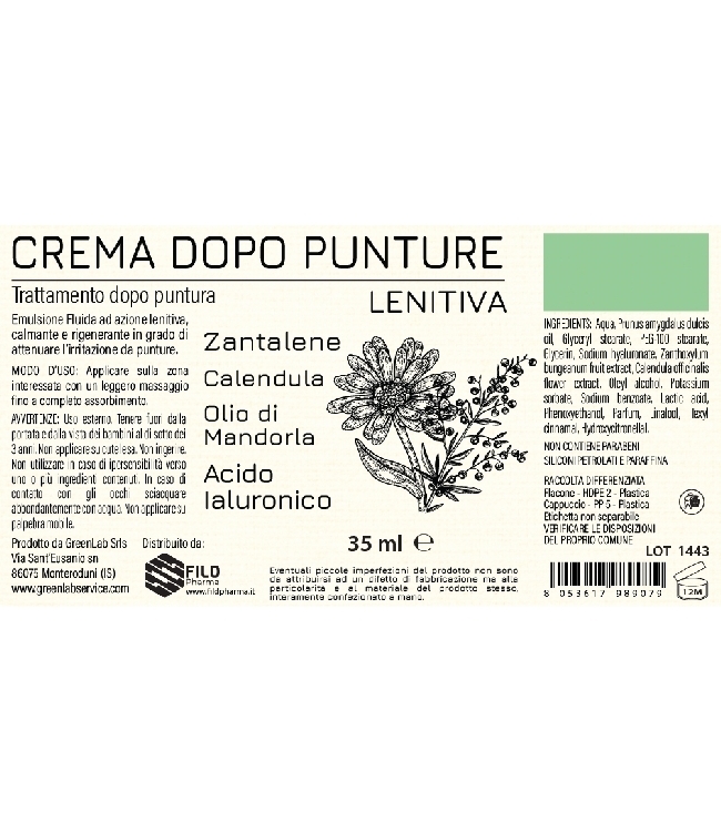 Fildsun crema dopo puntura lenitiva 35ml