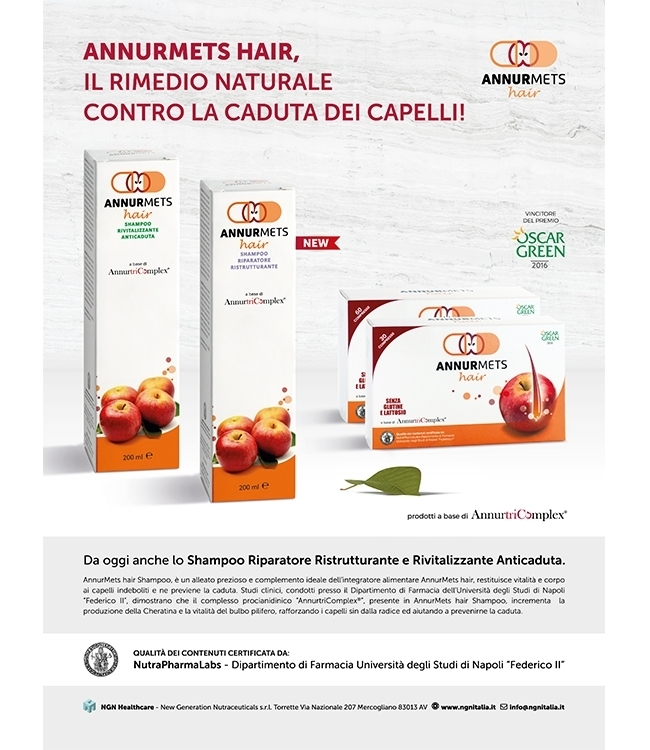 AnnurMets hair Shampoo Riparatore Ristrutturante