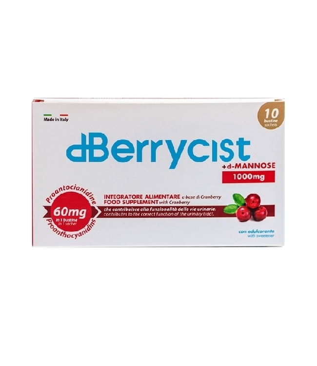D-BerryCist 10 Bustine Mirtillo e D-Mannosio