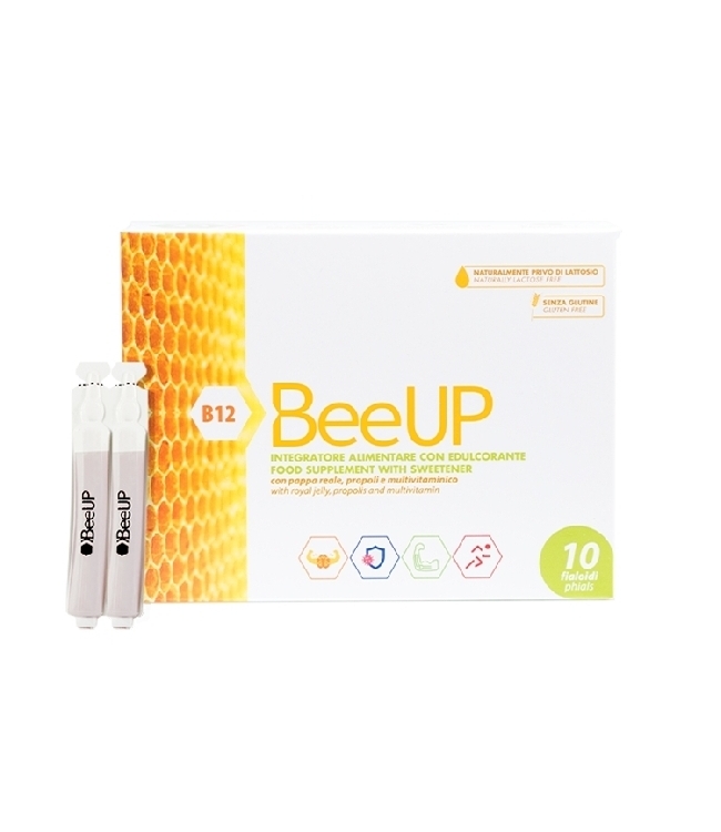 Multivitaminico Pappa Reale e Propoli BeeUp 10 Fialoidi