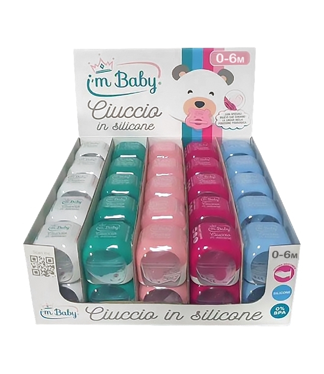 Ciuccio in silicone 0-6m