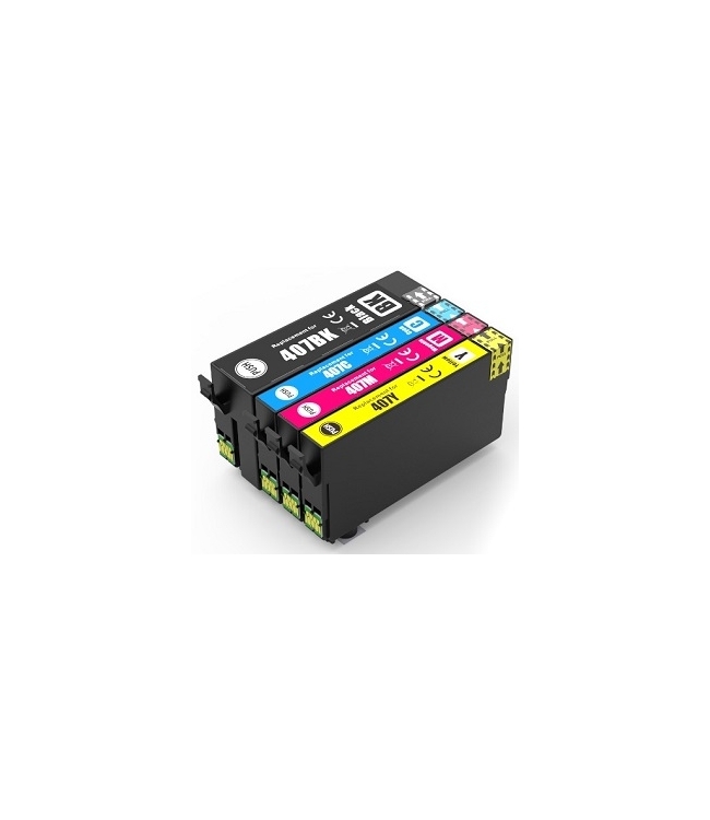 Epson T407XL Ciano Cartuccia Compatibile per Epson WF-4745 Series