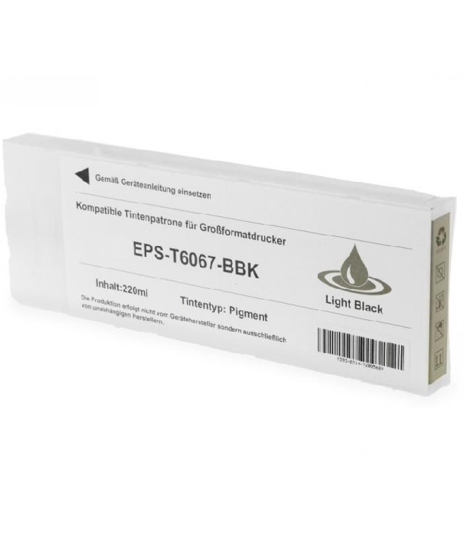 Epson T6067 Light Black  Cartuccia Compatibile